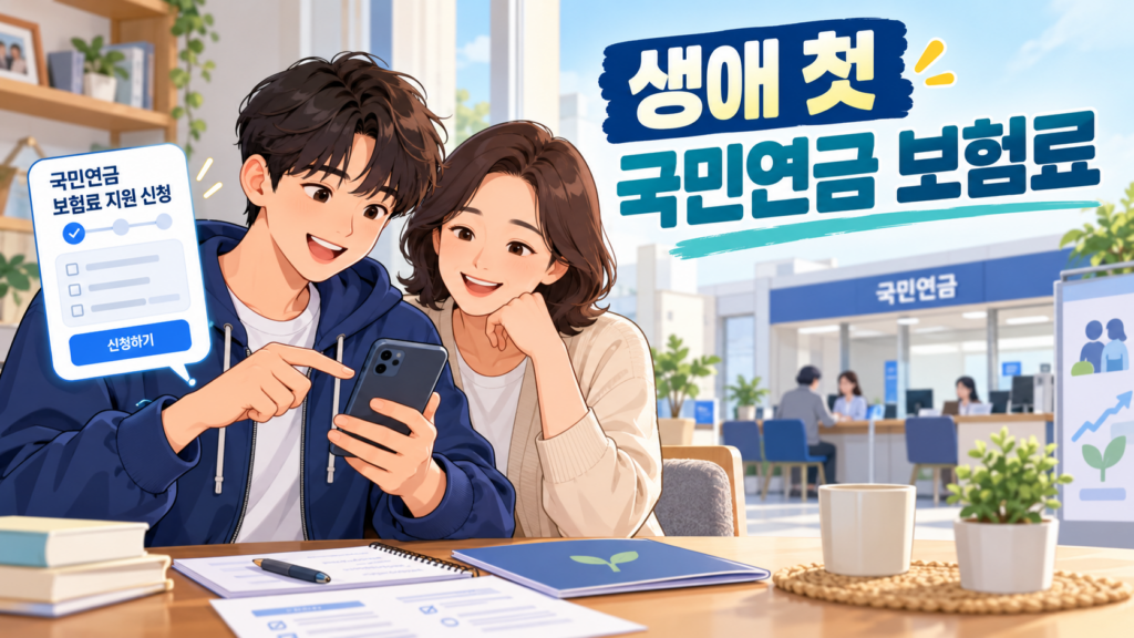 18세 청년 생애 첫 국민연금 보험료 지원 안내