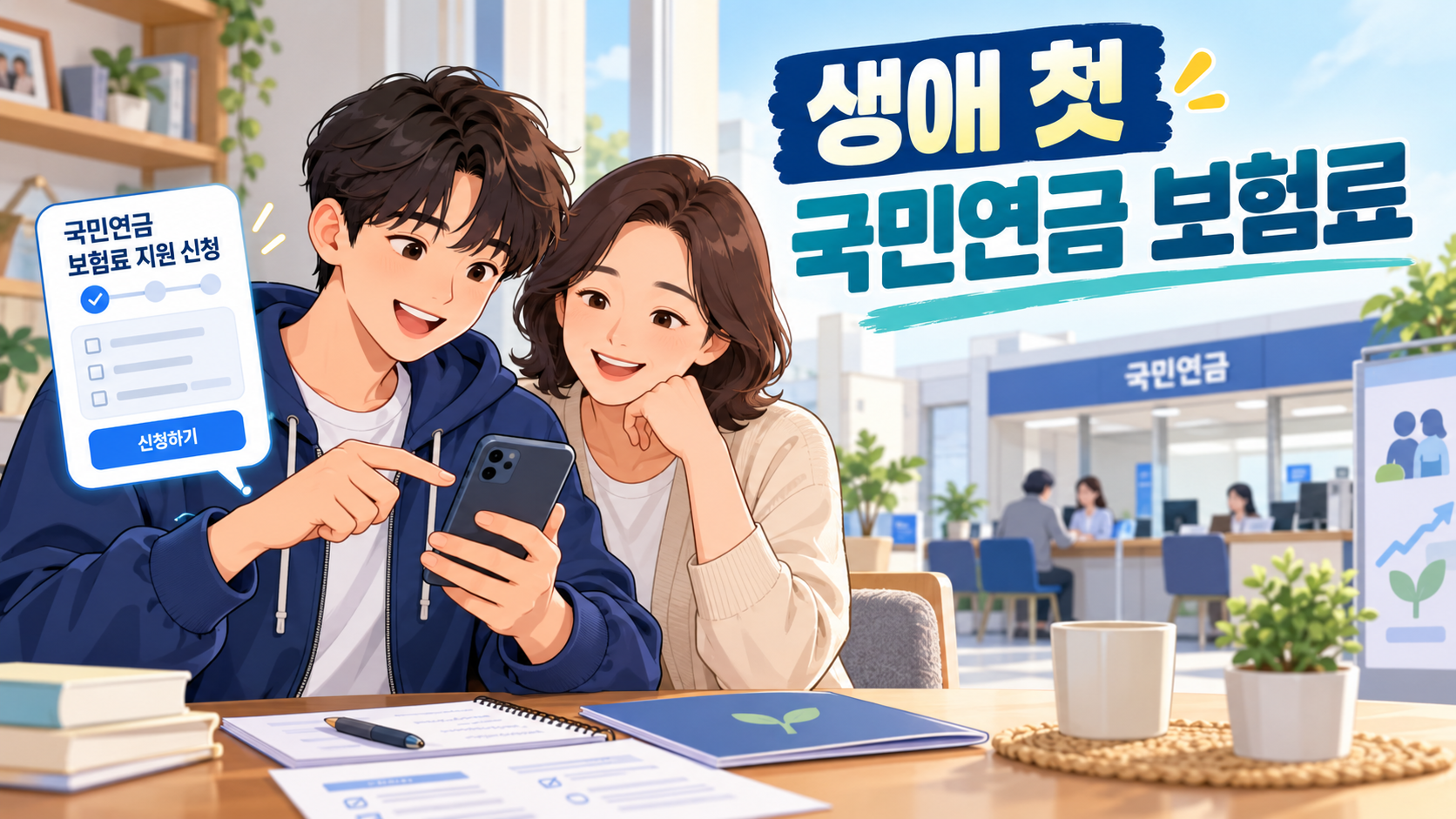 18세 청년 생애 첫 국민연금 보험료 지원 안내