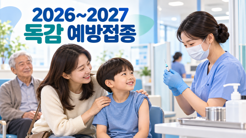 2026~2027 독감 예방접종 대상자와 접종 안내