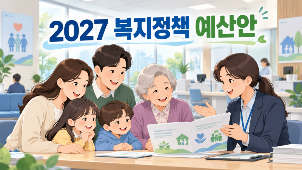 2027년 보건복지부 예산안 주요 정책 안내